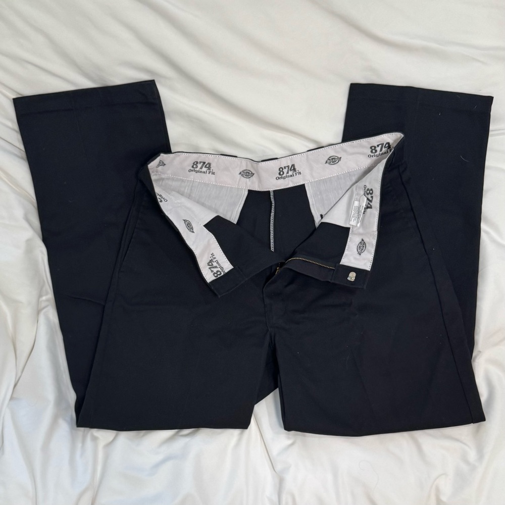 Dickies Men's Black Chinos